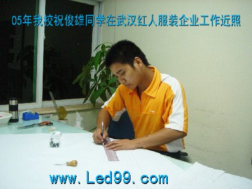 2005年祝俊熊在武汉红人服饰集团工作照片(图3)