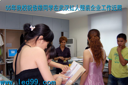 2005年祝俊熊在武汉红人服饰集团工作照片(图5)